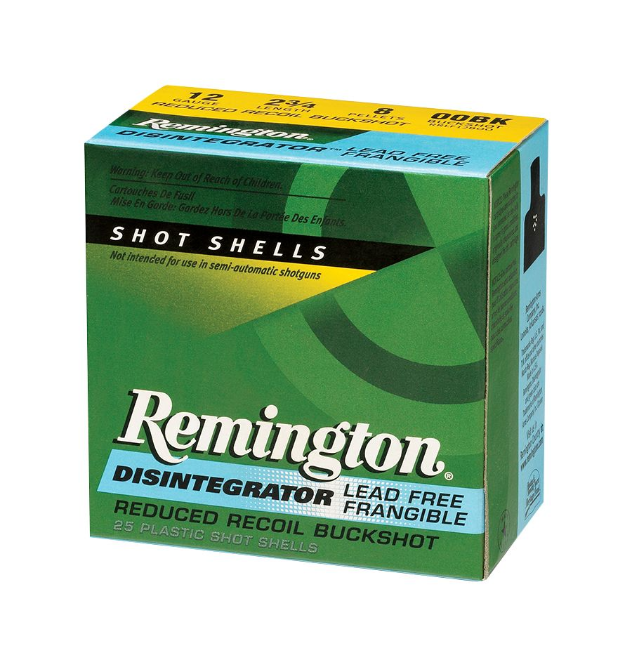 Remington Remington Disintegrator 12 Gauge 2 3/4'' 00 Buckshot 9 Pellets (MAX DRAM EQ.)