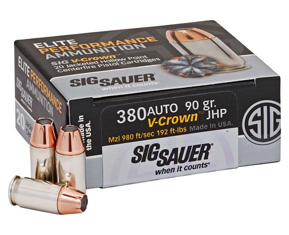 SIG Sauer SIG Sauer Elite Performance .380 Auto JHP