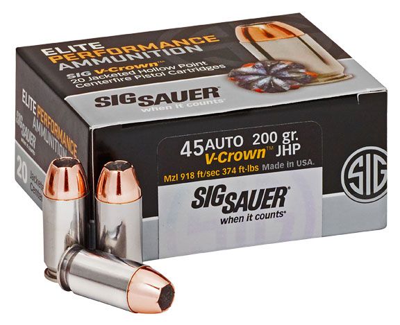 SIG Sauer SIG Sauer Elite Performance .45 Auto JHP