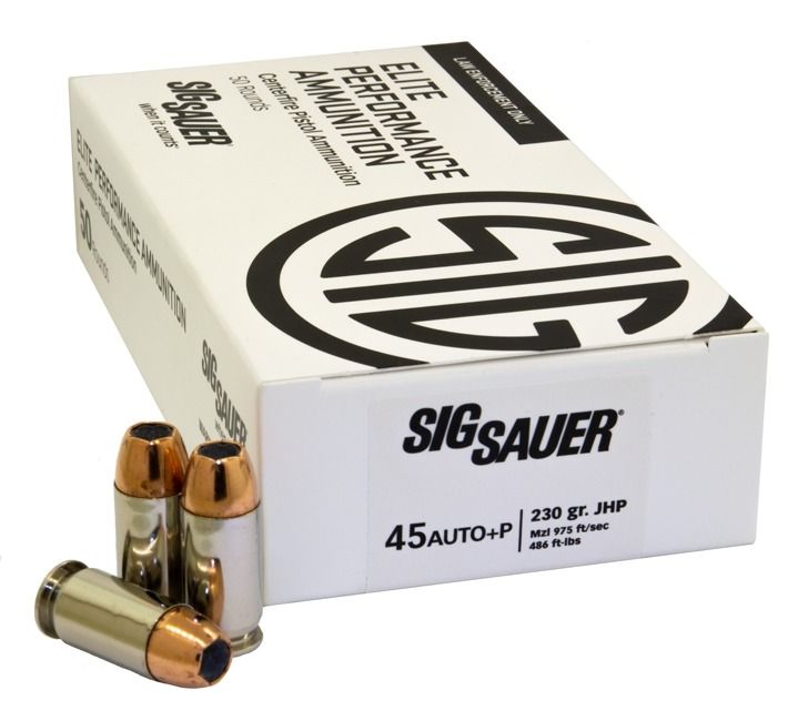 SIG Sauer SIG Sauer Elite Performance .45 Auto +P JHP LE